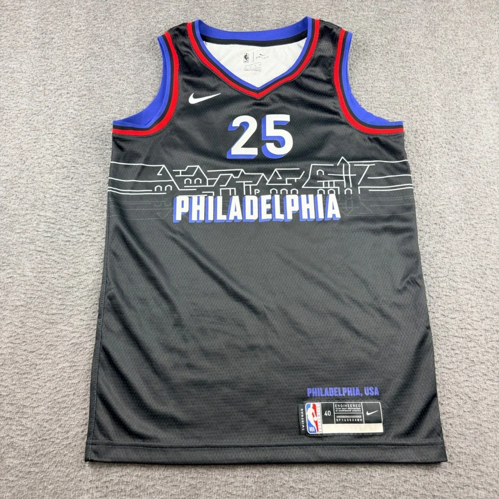 Nike Ben Simmons‎ Philadelphia 76ers Men's S City Edition Swingman Jersey Black